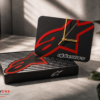 AS Rojo negro Reloj pared Alpine Negro - Rojo
