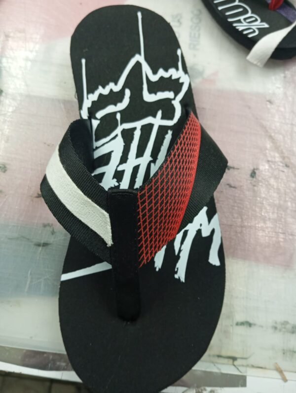 Sandalias Fox Negra - roja