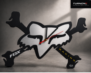 Reloj pared Fox metalizado