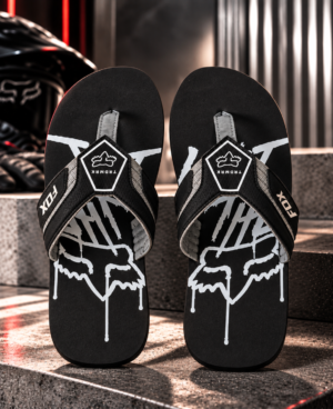 Flip Flops Fox [Negra] "What the Fox"