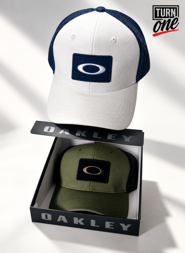 Gorra Okley Trucker [Blanca/azul] [Verde/negra]
