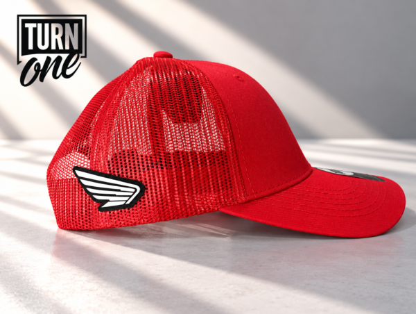 Gorra 100% Geico Honda [Roja] [Roja/Negra]