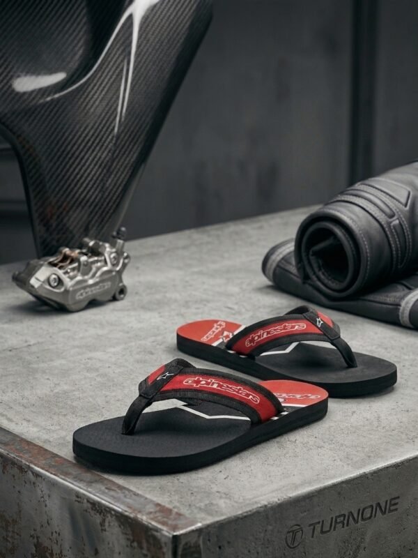 Flip Flops Alpine Stars [Roja/Negra]