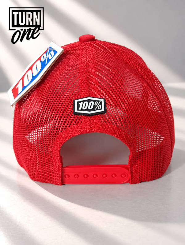Gorra 100% Geico Honda [Roja] [Roja/Negra]