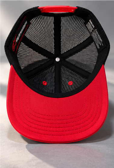 Gorra Alpine Stars [Roja/Negra]