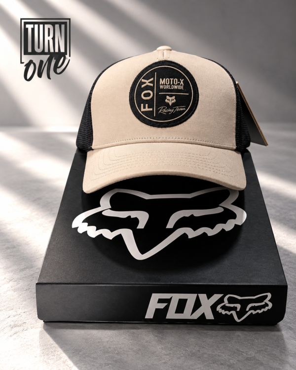 Gorra Fox Bordada [Blanca] [Beige]