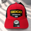 Gorra 100% Geico Honda [Roja] [Roja/Negra]