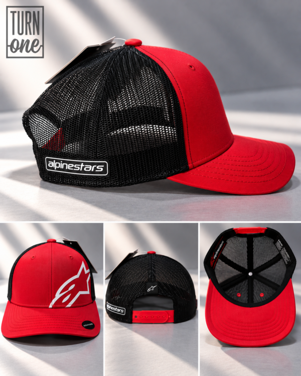 Gorra Alpine Stars [Roja/Negra]