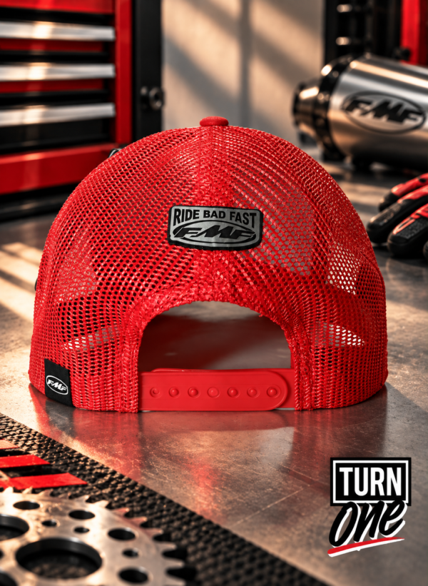 Gorra FMF "Ride Bad Fast" [Negra] [Roja]