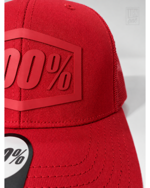 Gorra 100% [Roja] [Negra]