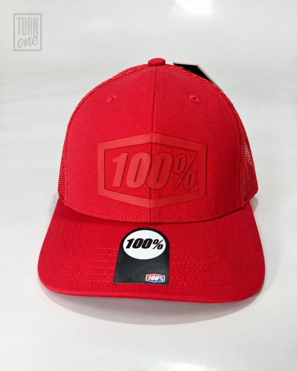 Gorra 100% [Roja] [Negra]